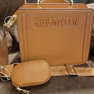 NWT Steve Madden Bevelyn Bag Butterscotch